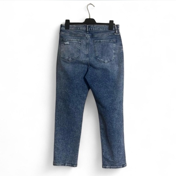 A.N.A Jeans Sz 14 Distressed Stretch High Rise Recycled Cotton Lycra Blend - Picture 2 of 7